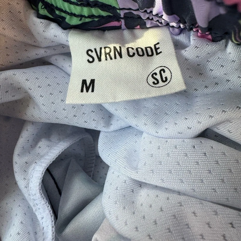 Sovereign Code Men’s Lagoon Tropical Leaf Print Stretch Board Shorts Size‎ M New